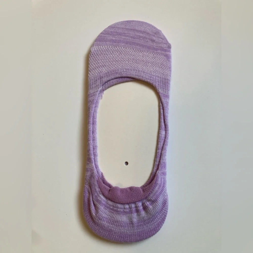 Peds Hanes Women’s No-Show Socks Size 5-10 Blue Purple Tan 3 Pair NWT/NWOT